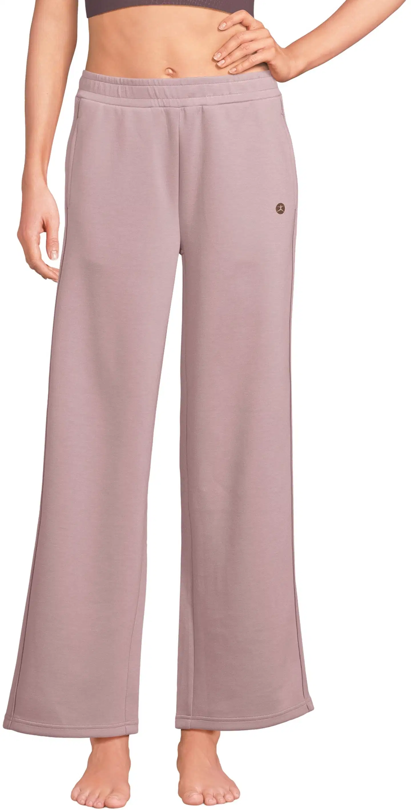 Danskin naisten leveälahkeiset scuba-collegehousut DCS2502A - Deauville Mauve - 1