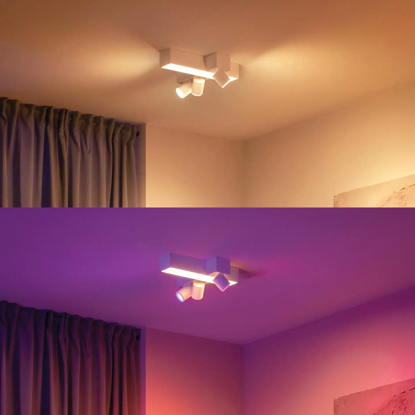 Philips Hue Centris -kattovalaisin kolmella kohdevalolla 25W 2000-6500K 2960LM valkoinen - 8