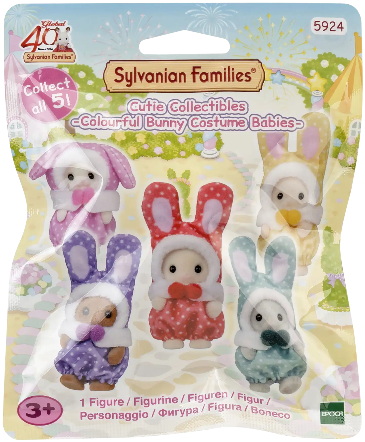 Sylvanian Families yllätyspakkaus Värikkäät puput -sarja - 1