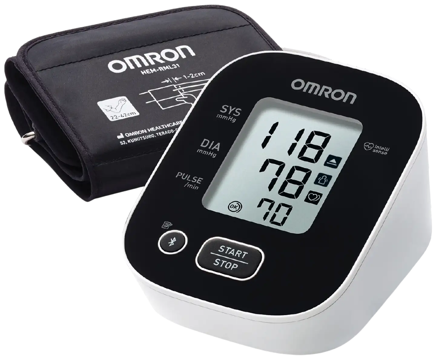 Omron M2 Intelli IT + verenpainemittari - 1