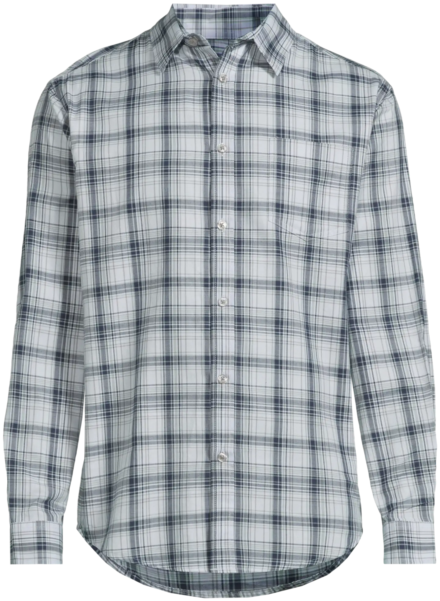 House miesten ruuduullinen kauluspaita 194H032610 - Blue check - 2