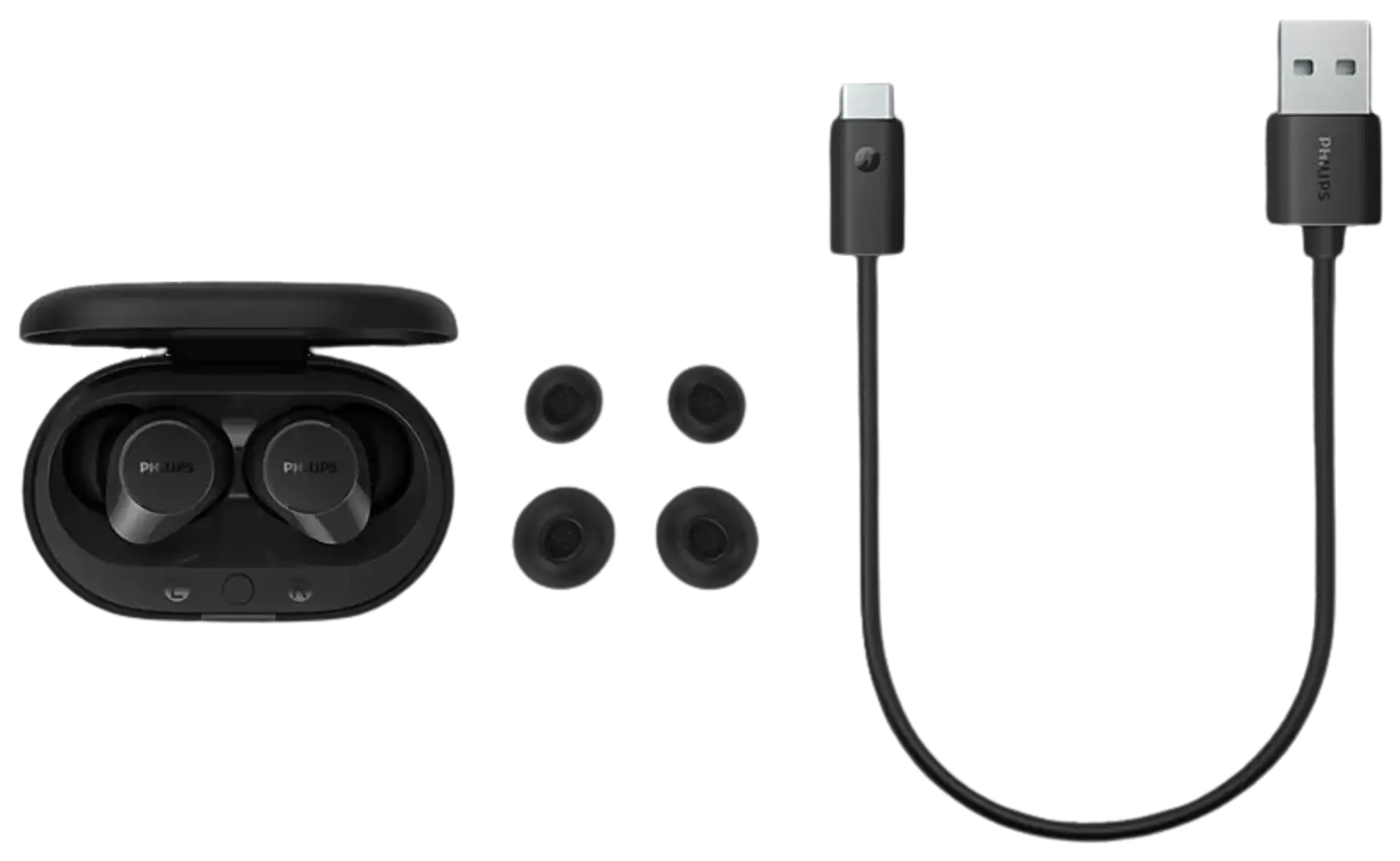Philips langattomat nappikuulokkeet TAT1209BK/00 musta - 5