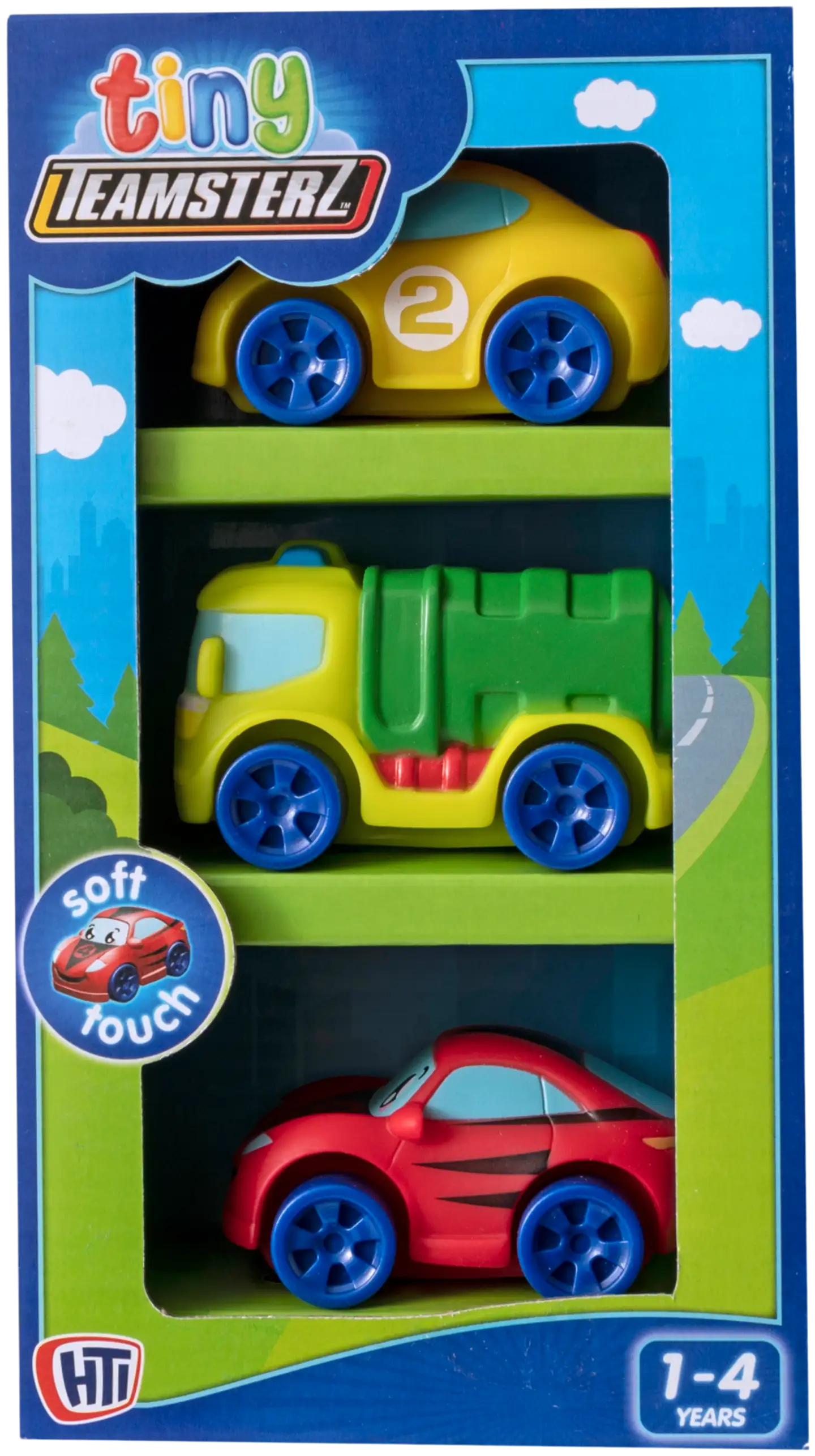 Tiny Teamsterz lelu kolme pikkuautoa - 2