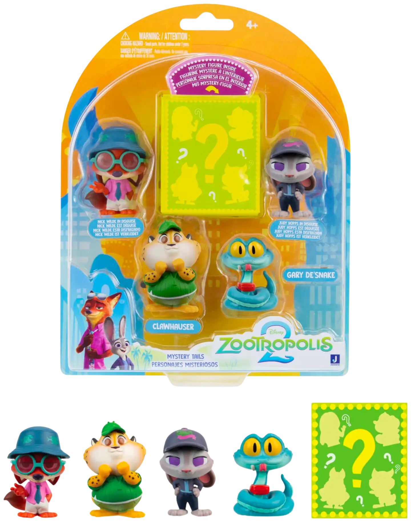 Zootropolis Tiny Tails Fig. 5 Pkt. 4 cm - 1