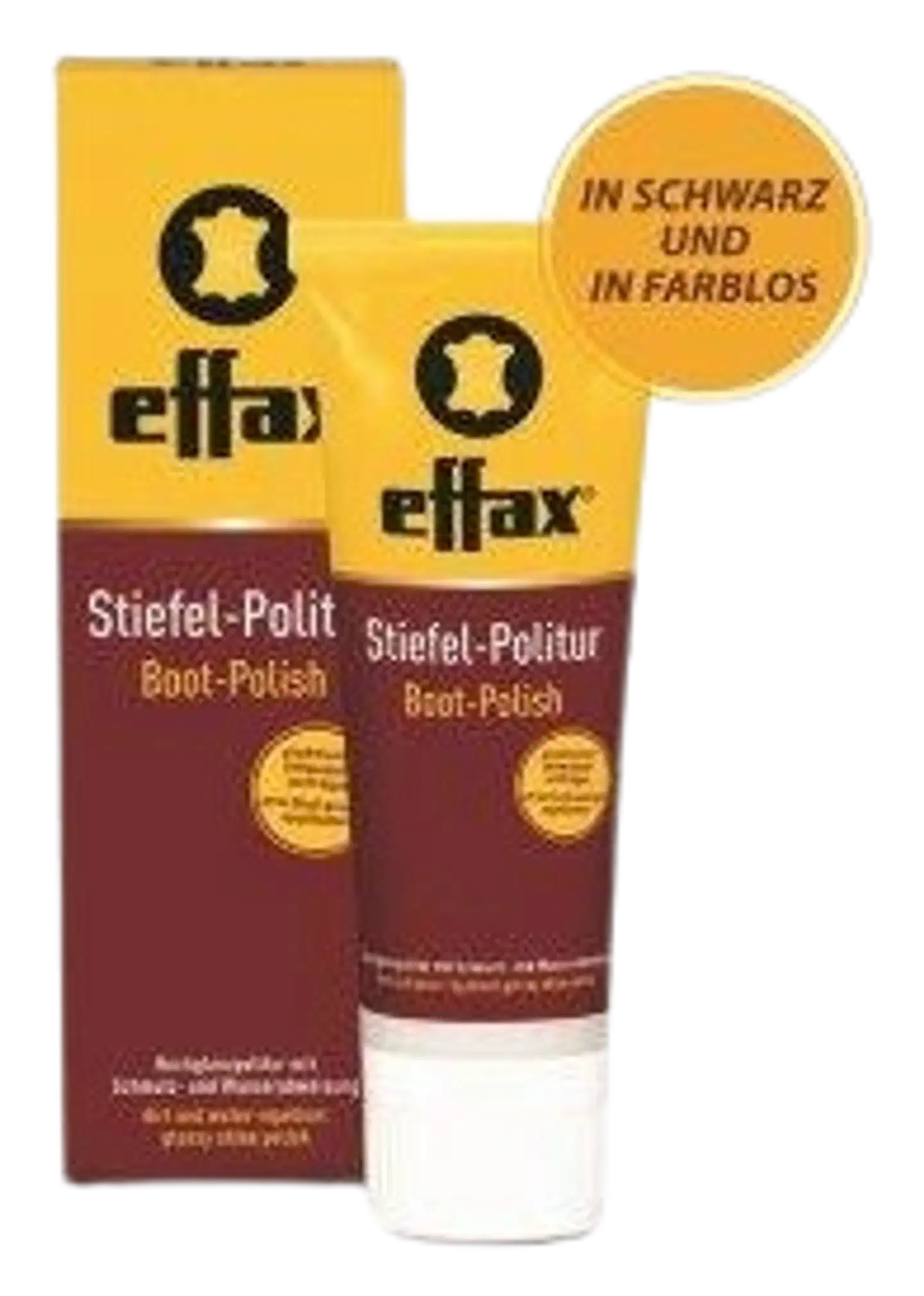 Effax saapaskiilloke boot-polish musta 75ml