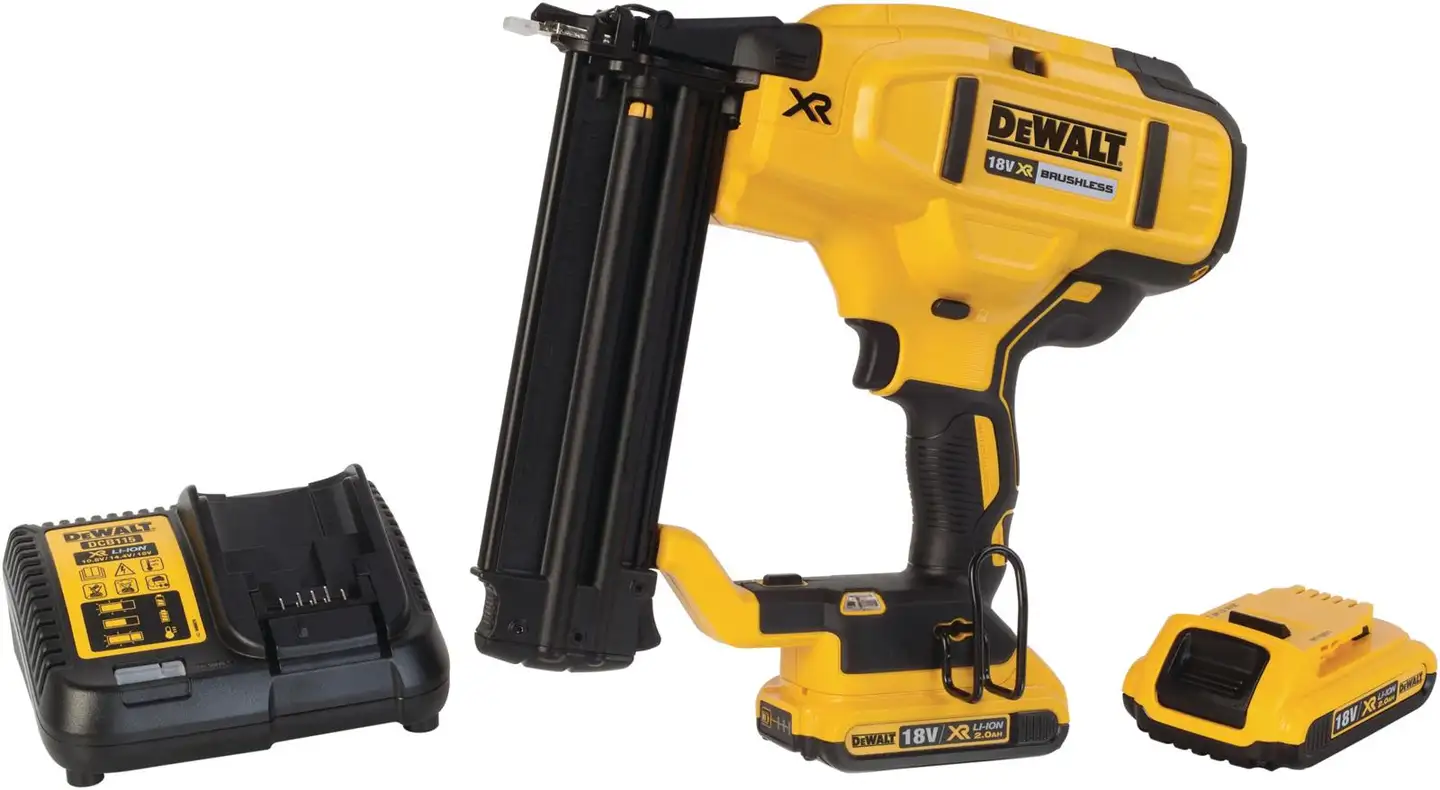 Dewalt 18 V Viimeistelynaulain DCN680D2, 2x2,0AH, 18GA, TSTAK - 1