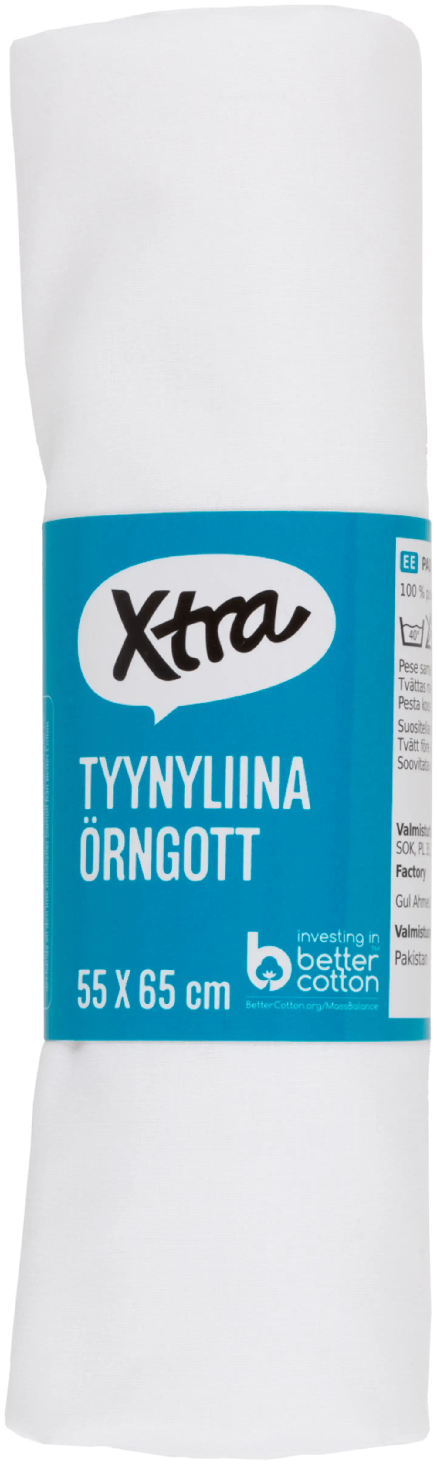 Xtra tyynyliina Uni 55 x 65 cm valkoinen - 2