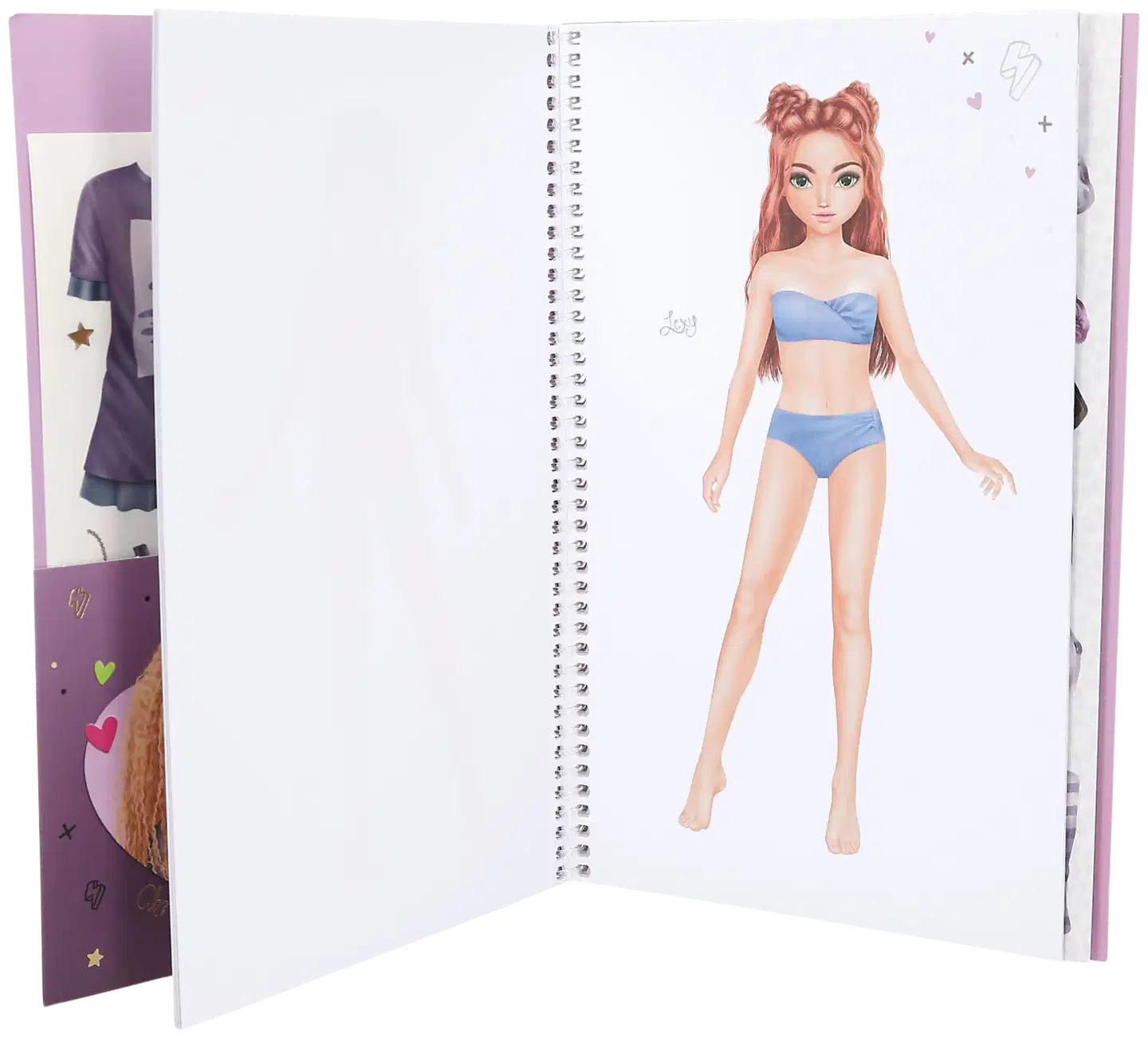 TOPModel tarrakirja Dress Me Up iso REBEL KITTY - 3