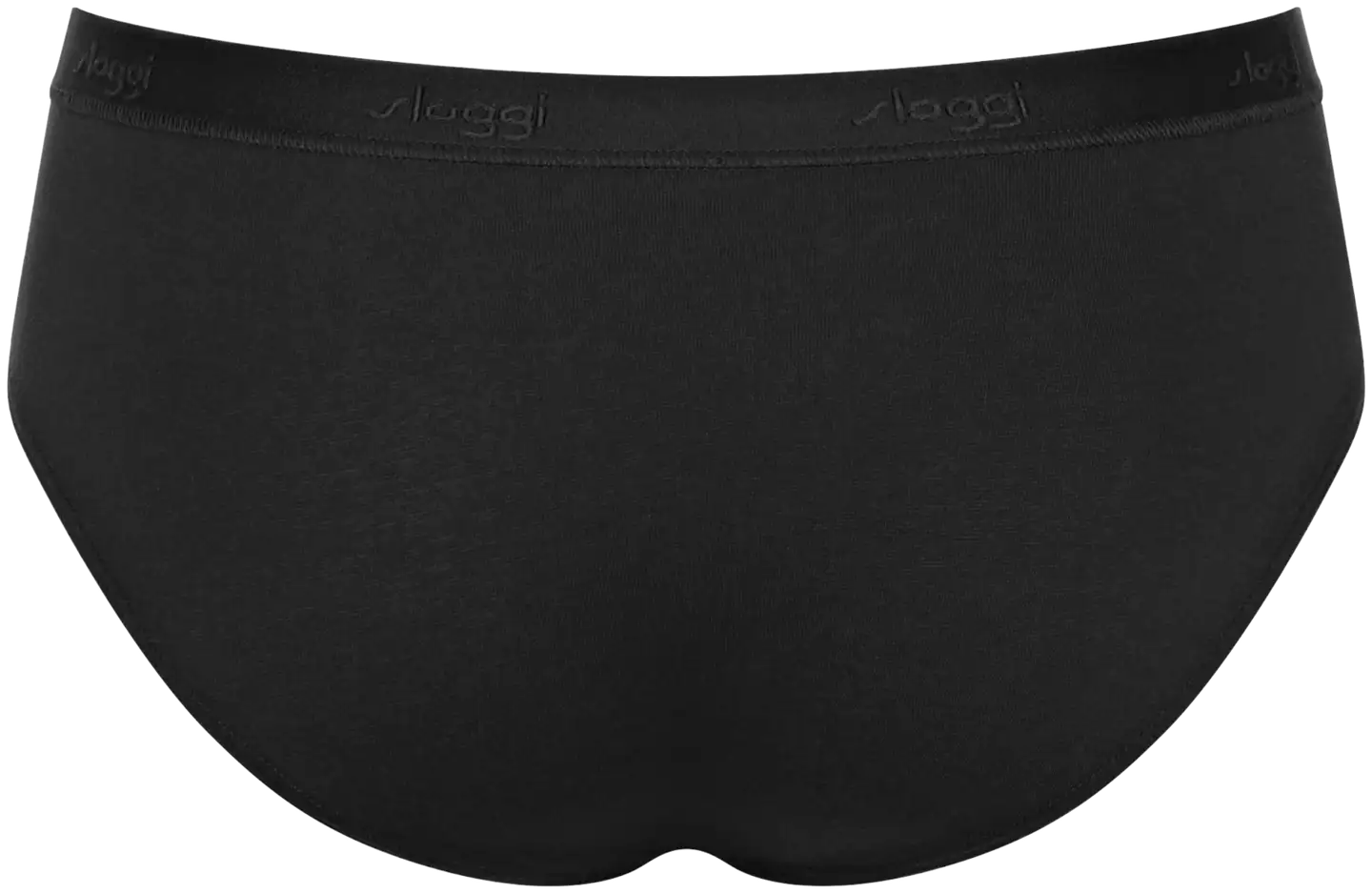 Sloggi naisten hipster alushousut go casual h 2-pack - BLACK - 3