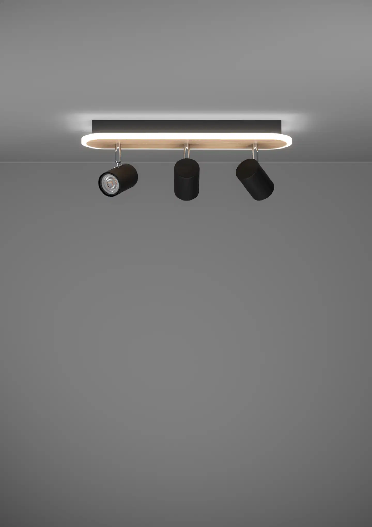 EGLO Kattovalaisin 3-os Rimbocchi musta - 7