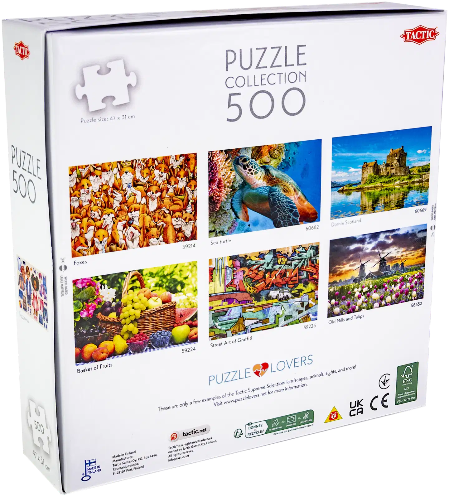 Tactic Palapeli Puzzle Lovers Gigglewear 500 palaa - 5