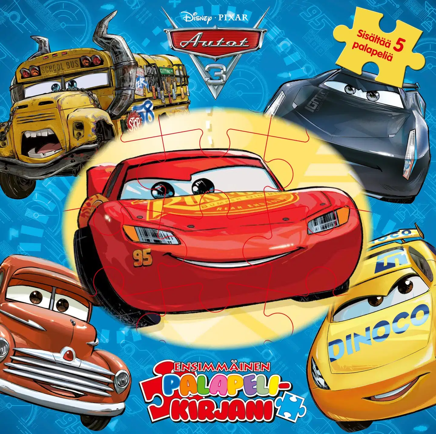 Disney Pixar Autot. Ensimmäinen palapelikirjani