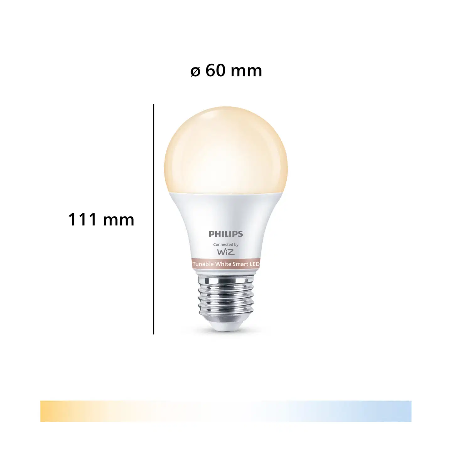 Philips Smart Lighting LED-filamenttilamppu 8W A60 E27 2700-6500K 806lm tunable white - 3