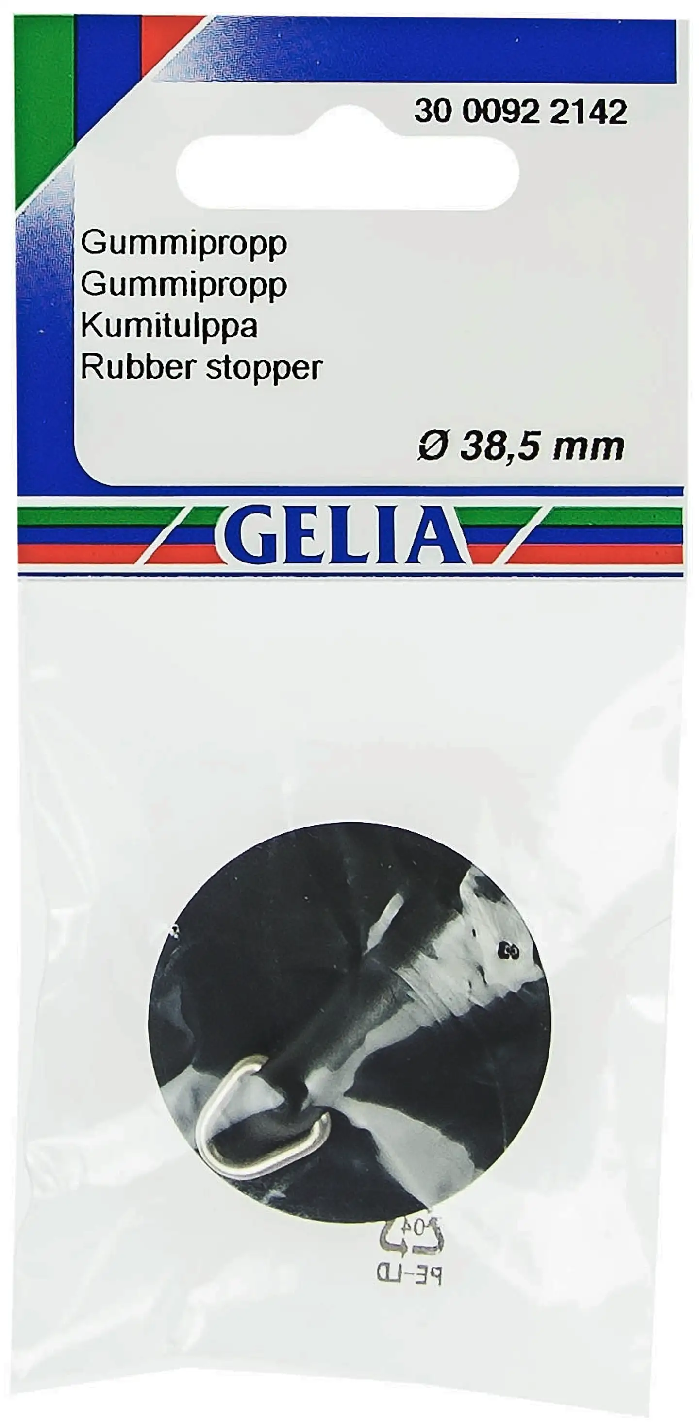 Gelia kumitulppa 36x38mm NO.6