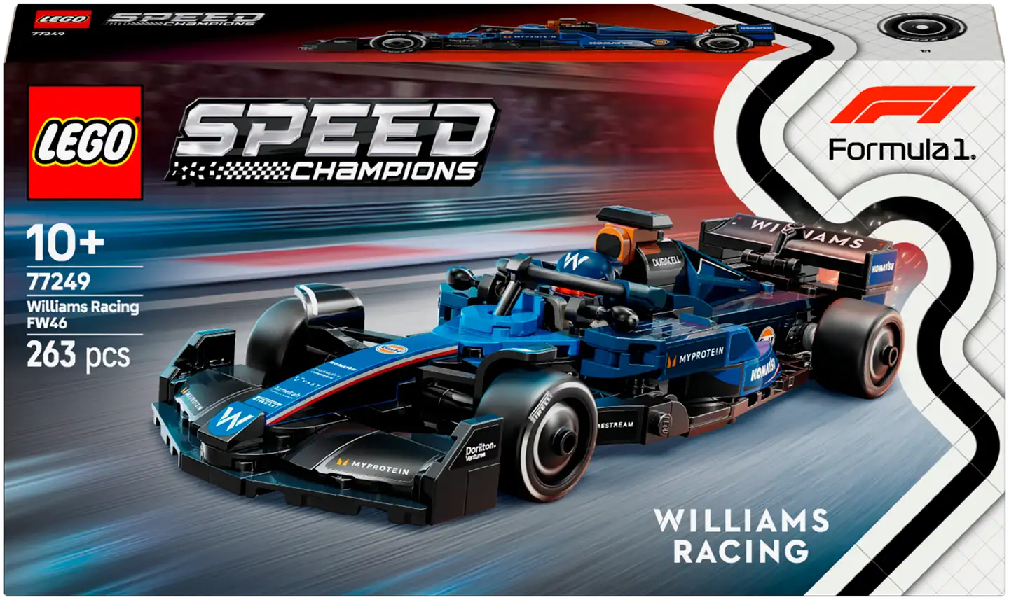 LEGO® Speed Champions Williams Racing FW46 F1® kilpa-auto 77249 - 2