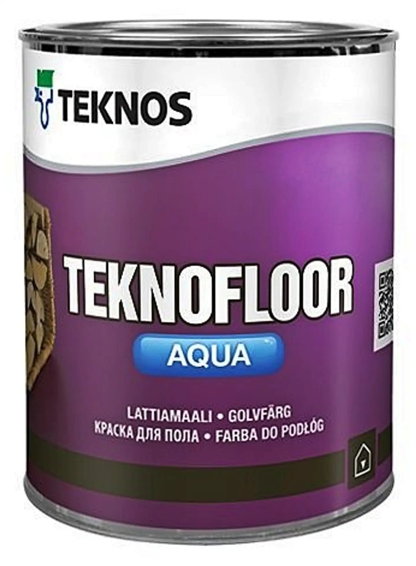 Teknos Teknofloor Aqua Lattiamaali 0,9L PM3 sävytettävä puolikiiltävä