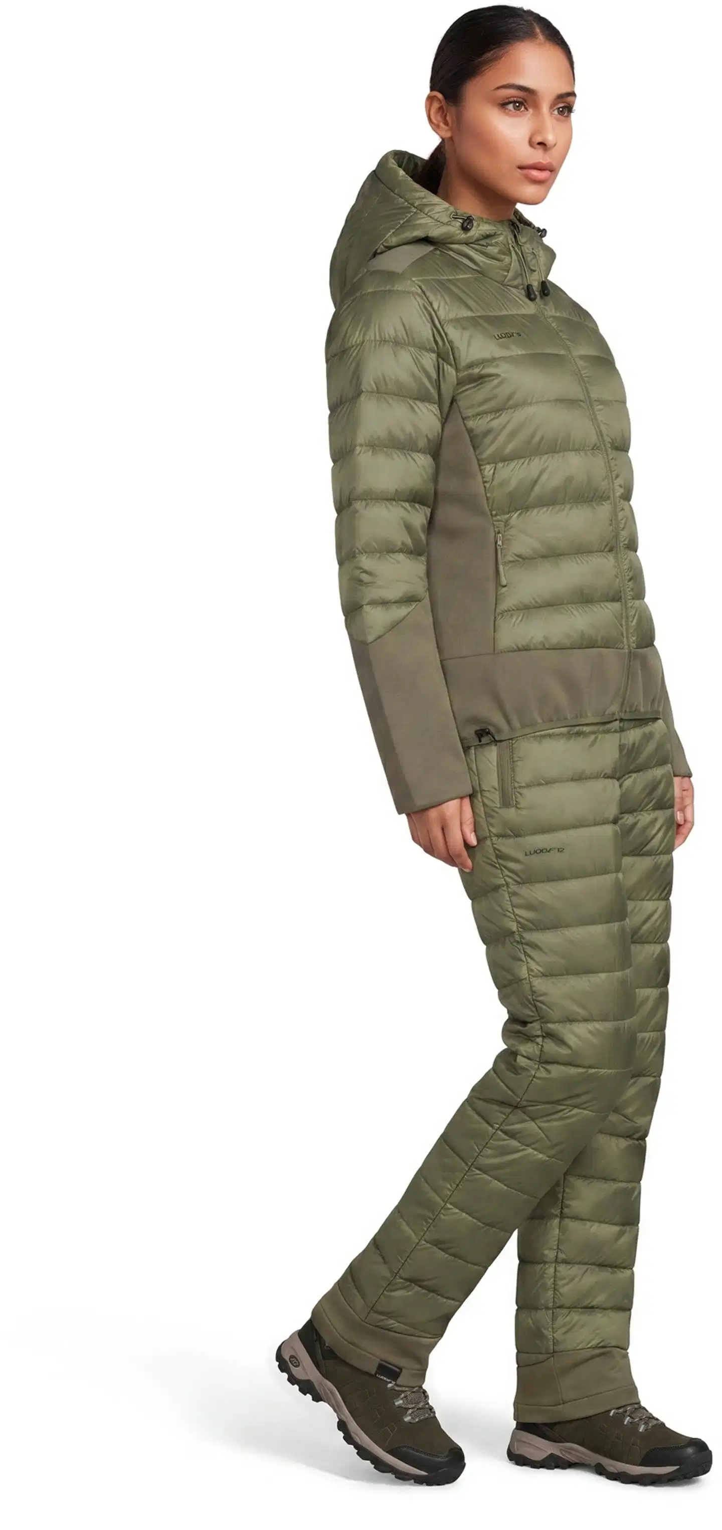Luode12 naisten hybriditakki 223L332676 - Burnt olive - 4