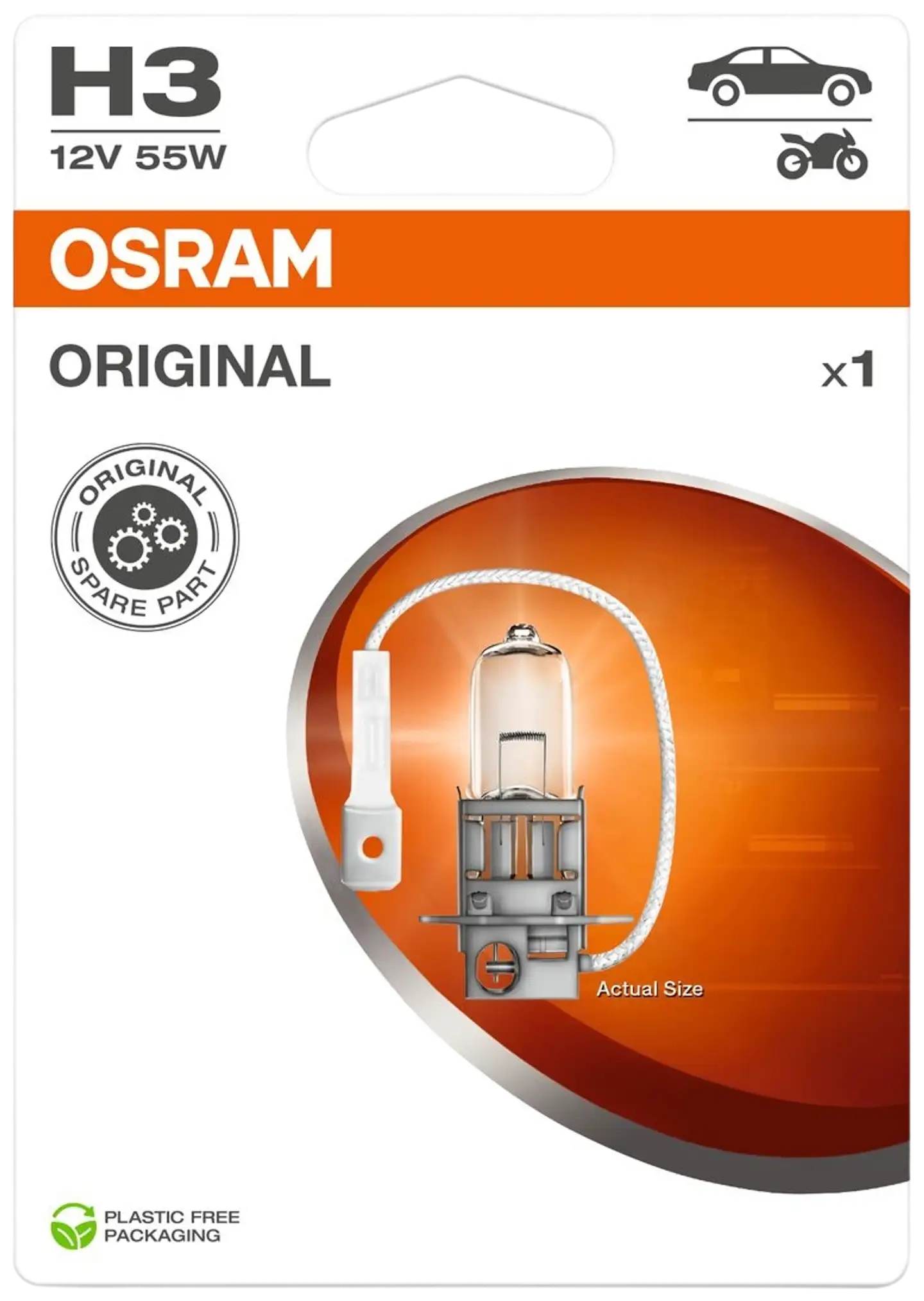 Osram Original H3 12V 55W polttimo