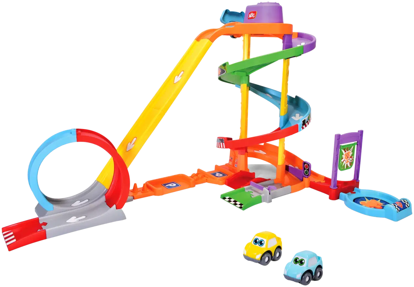 Dickie Toys - ABC Race N Loop rata, 2 autoa ja 2 kuulaa - 5