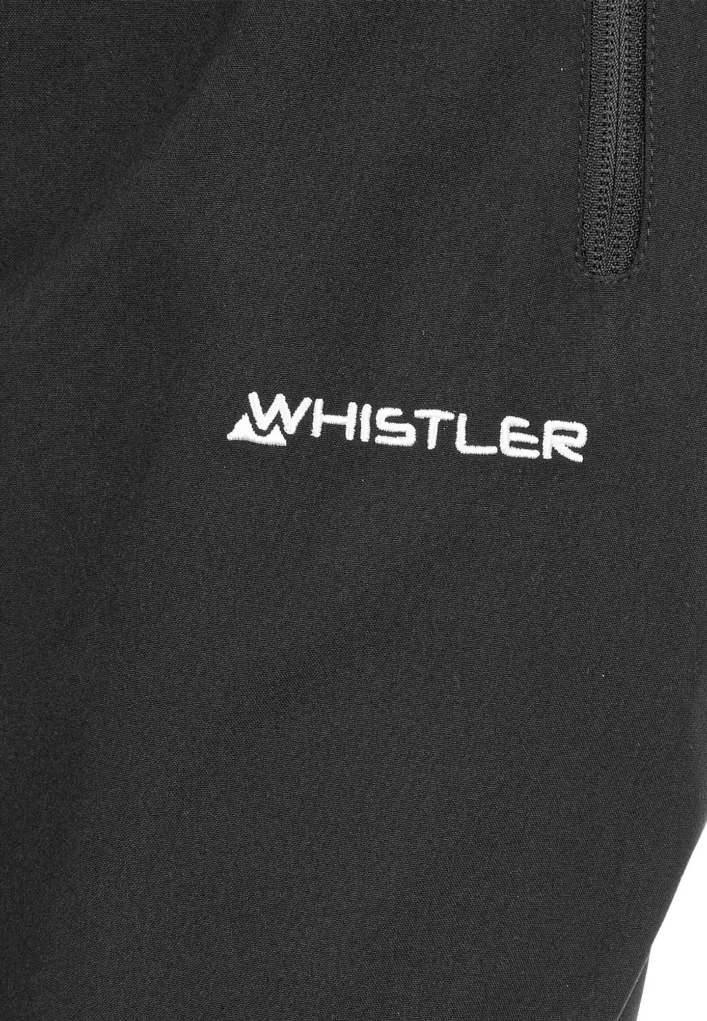 Whistler Davao naisten  softshell housut - MUSTA - 3