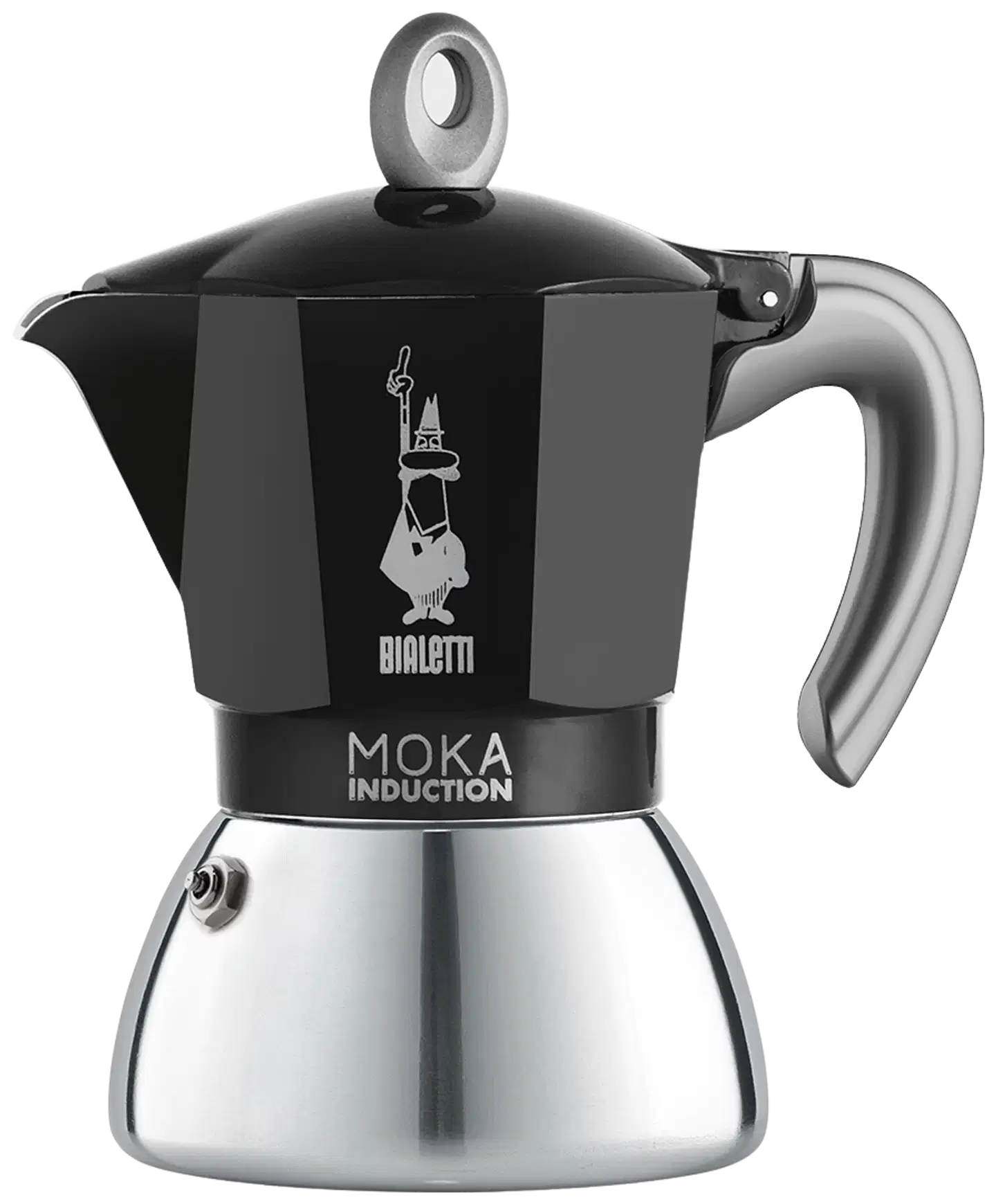 Bialetti Espressokeitin 6 k, Moka Induction Black - 1