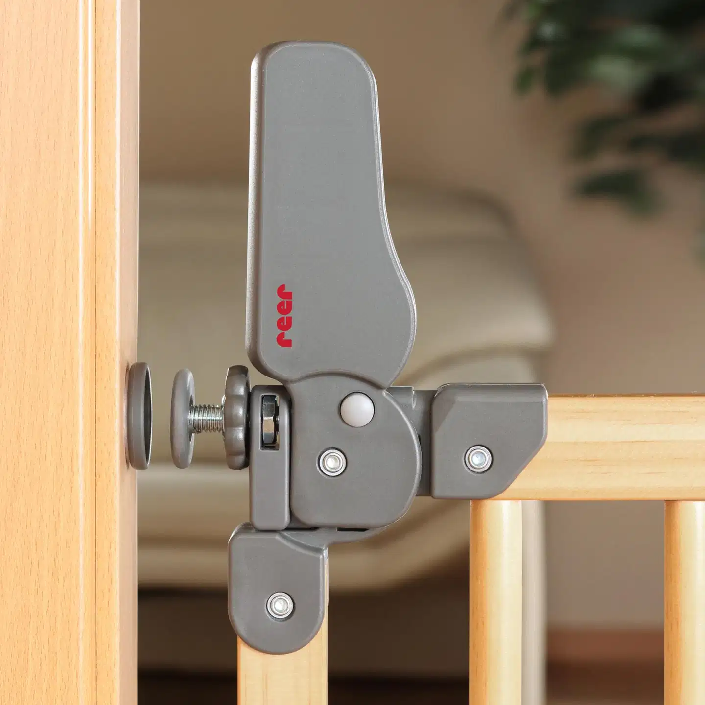 Reer turvaportti esteetön, puinen 75–104,5cm - 7