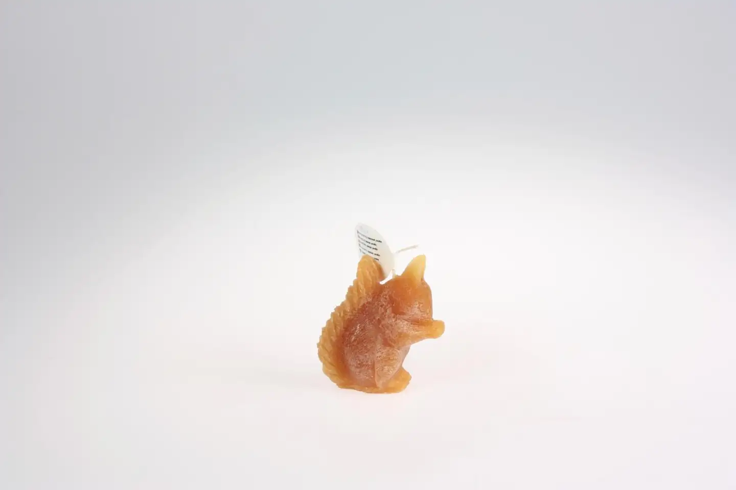 Orava kynttilä 8 cm valo ruskea