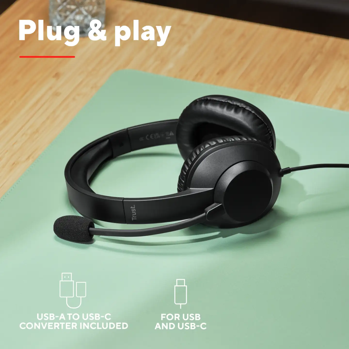 Trust Ayda USB-C kuulokkeet - 12