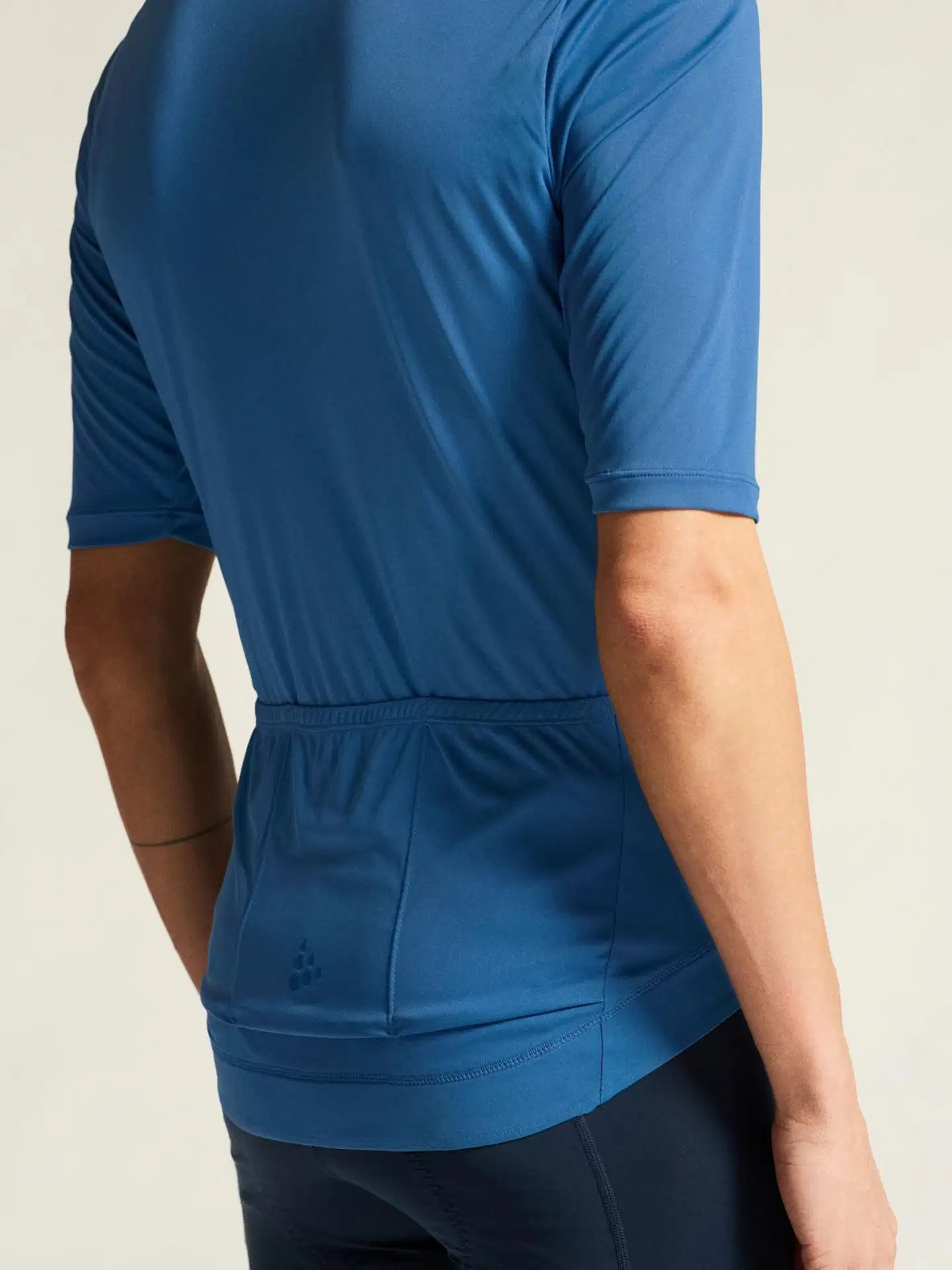 Craft miesten lyhythihainen pyöräilypaita endur logo - Water - 6