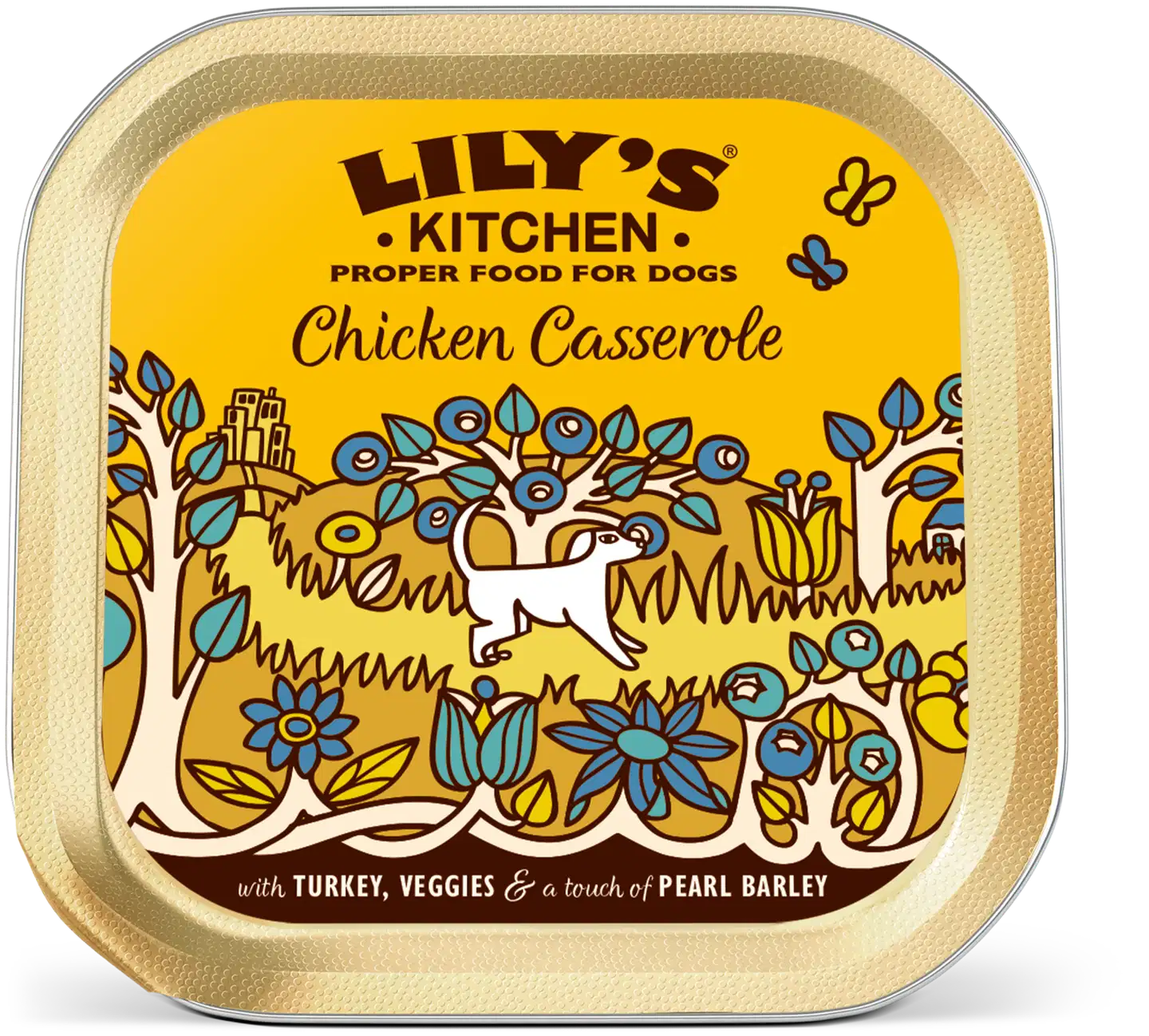 Lily's Kitchen 150g Chicken and Turkey Casserole sis. kanaa, kalkkunaa ja kasviksia koiranruoka