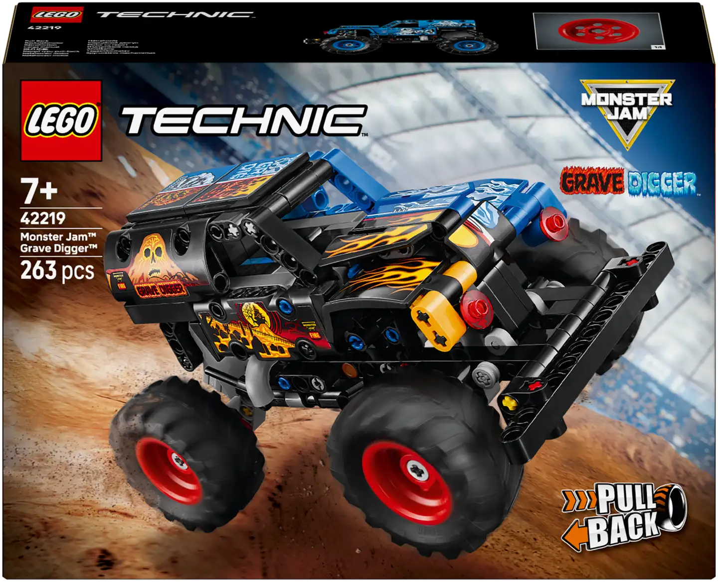 LEGO® Technic 42219 Monster Jam™ Grave Digger™ tuli ja jää - 4