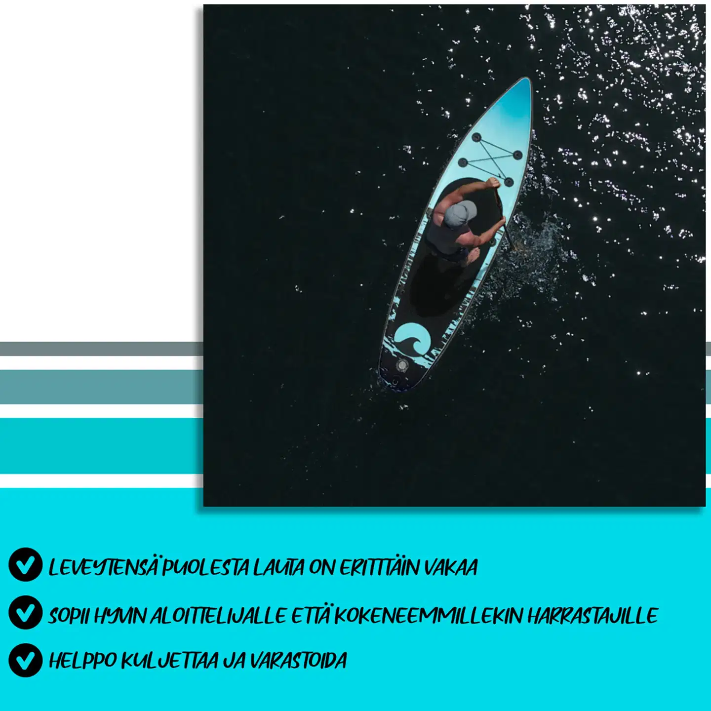 Deep Sea SUP-Lautasetti Flow 300cm - 6