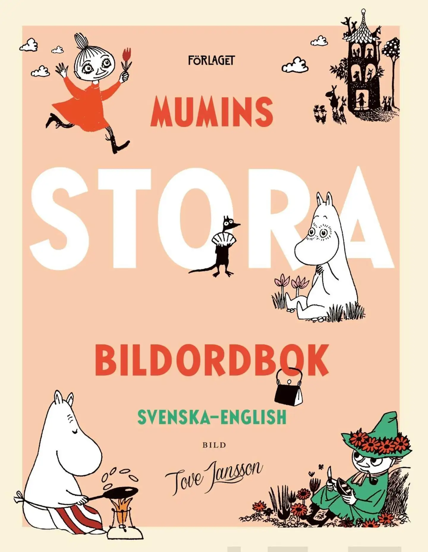 Mumins stora bildordbok Svenska-English