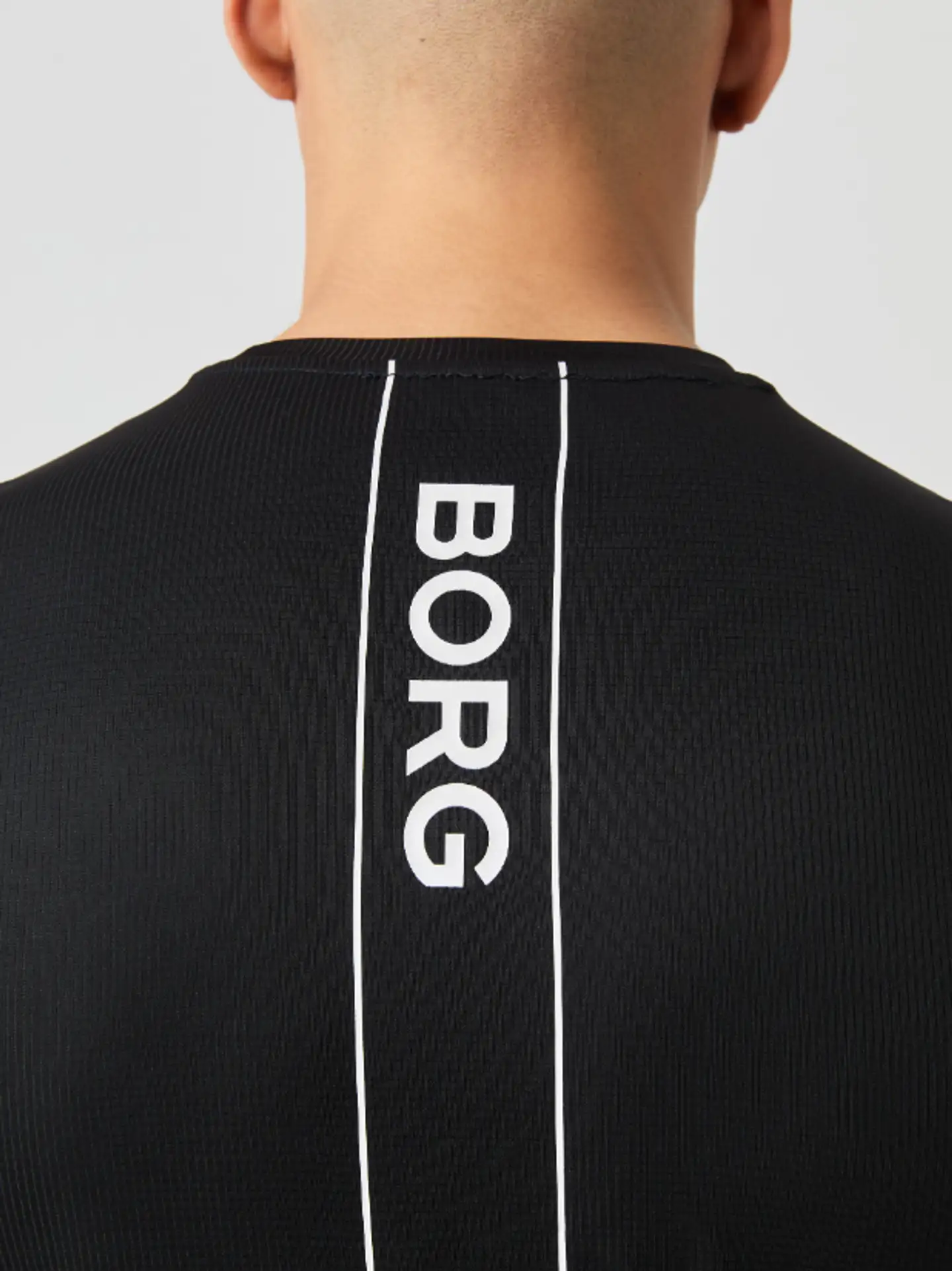 Björn Borg light miesten lyhythihainen treenipaita 10003826 - BLACK - 3