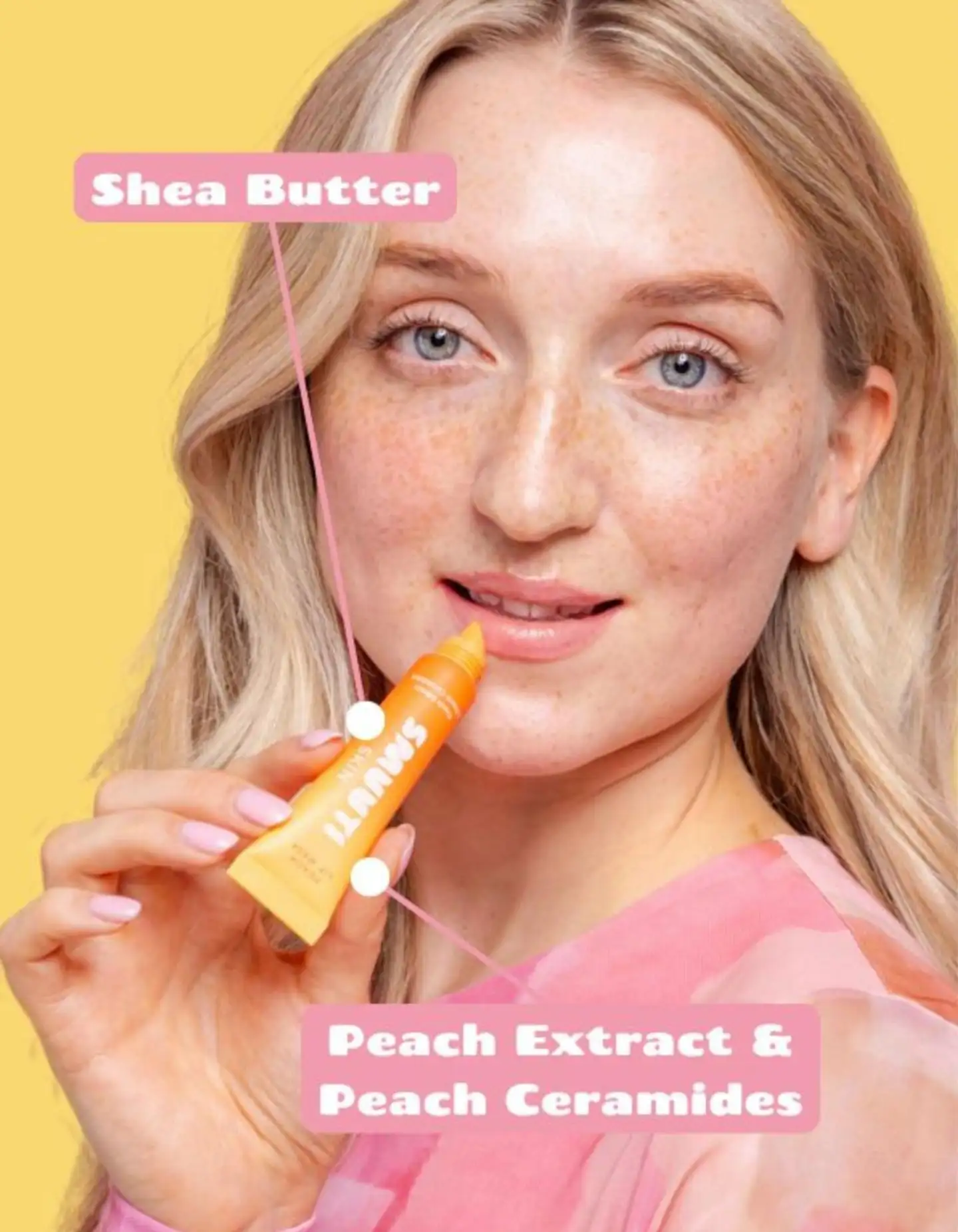 Smuuti Skin Peach Lip Mask huulinaamio 15 ml - 3