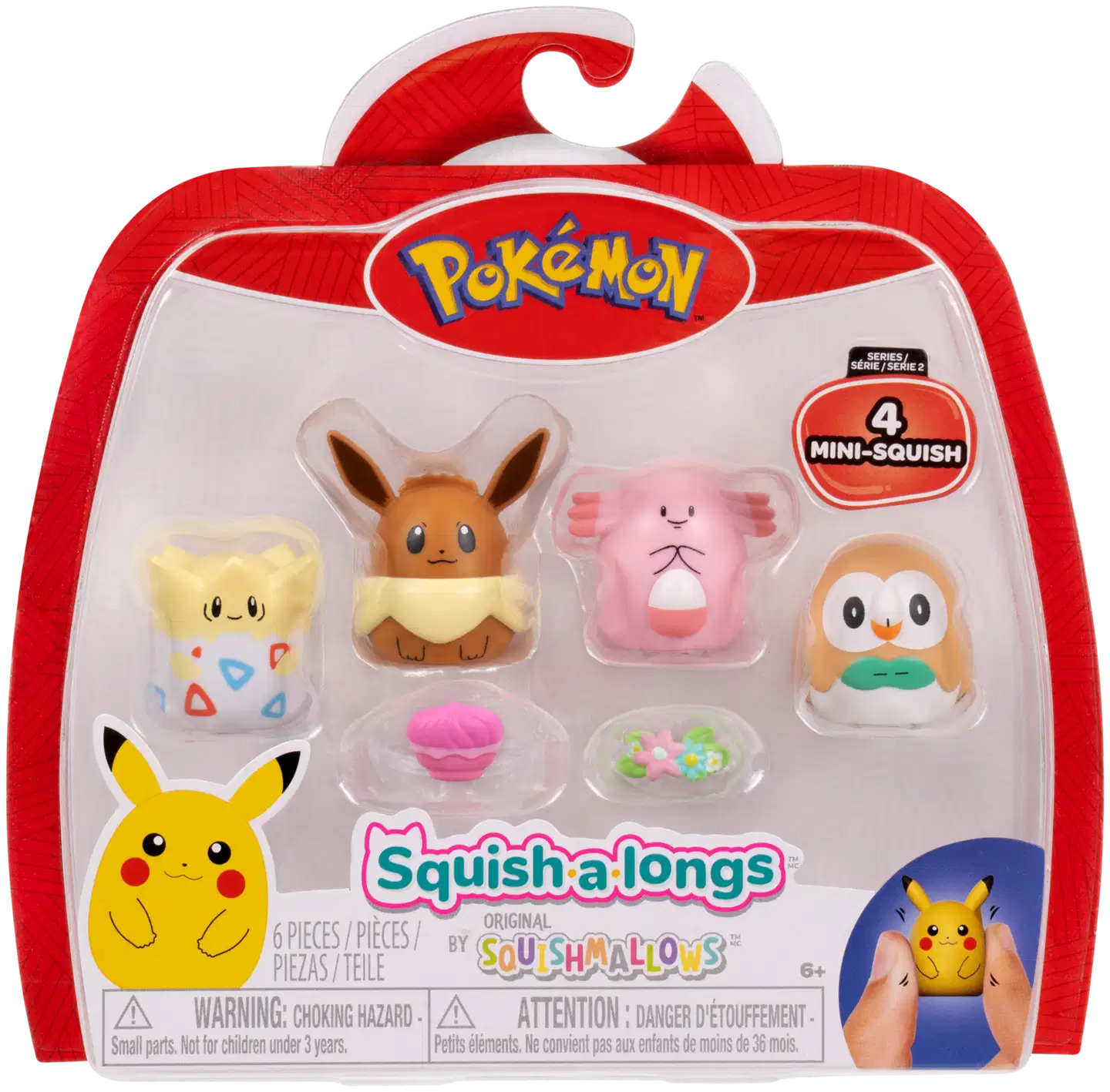 Squishalongs Pokémon Eev./Chan./Tog./Row - 9