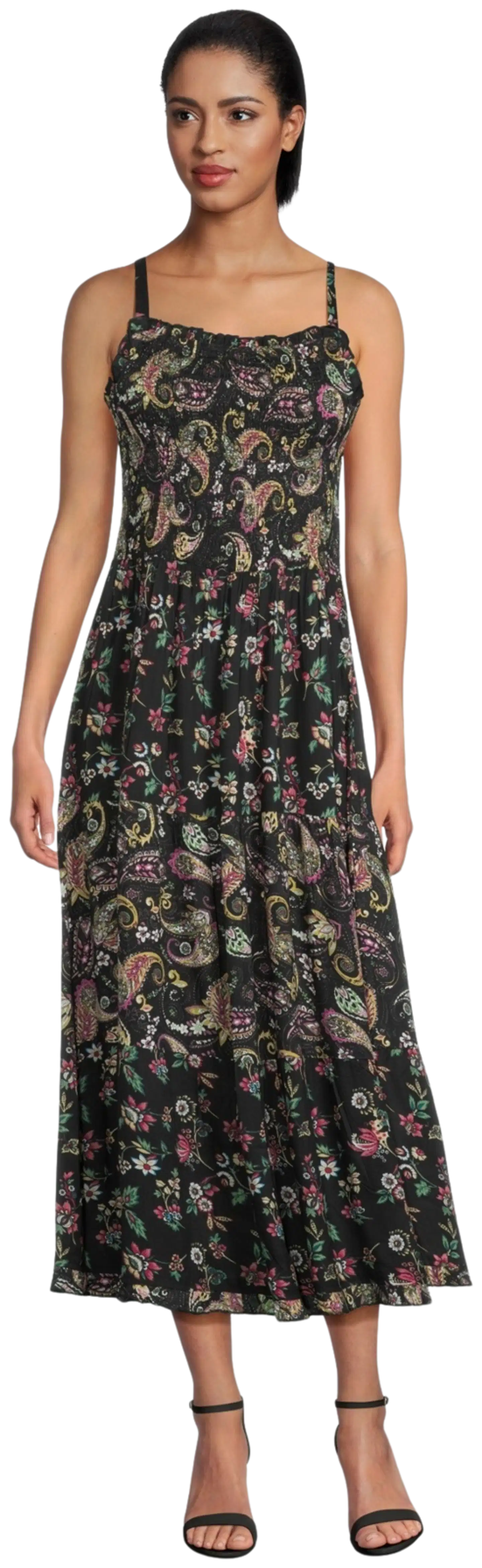 Margaux Riviera naisten mekko MR-65 - Black Flover - 1