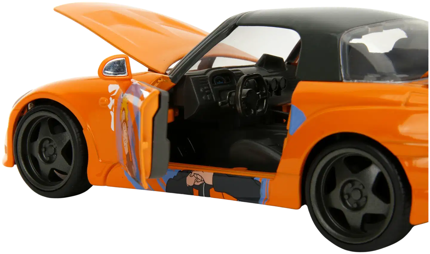 Jada Naruto Shippuden: Naruto ja 2001 Honda S2000, 20 cm, 1:24, die-cast - 9