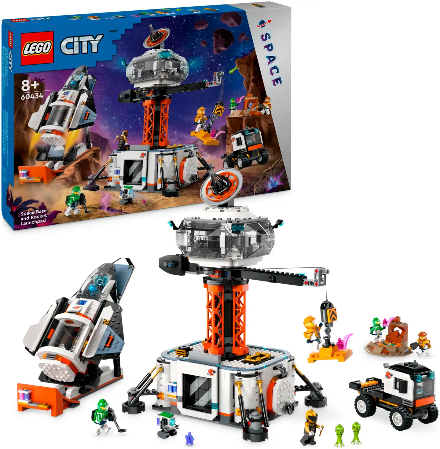 LEGO City Space 60434 Avaruusasema ja raketin laukaisualusta - 2