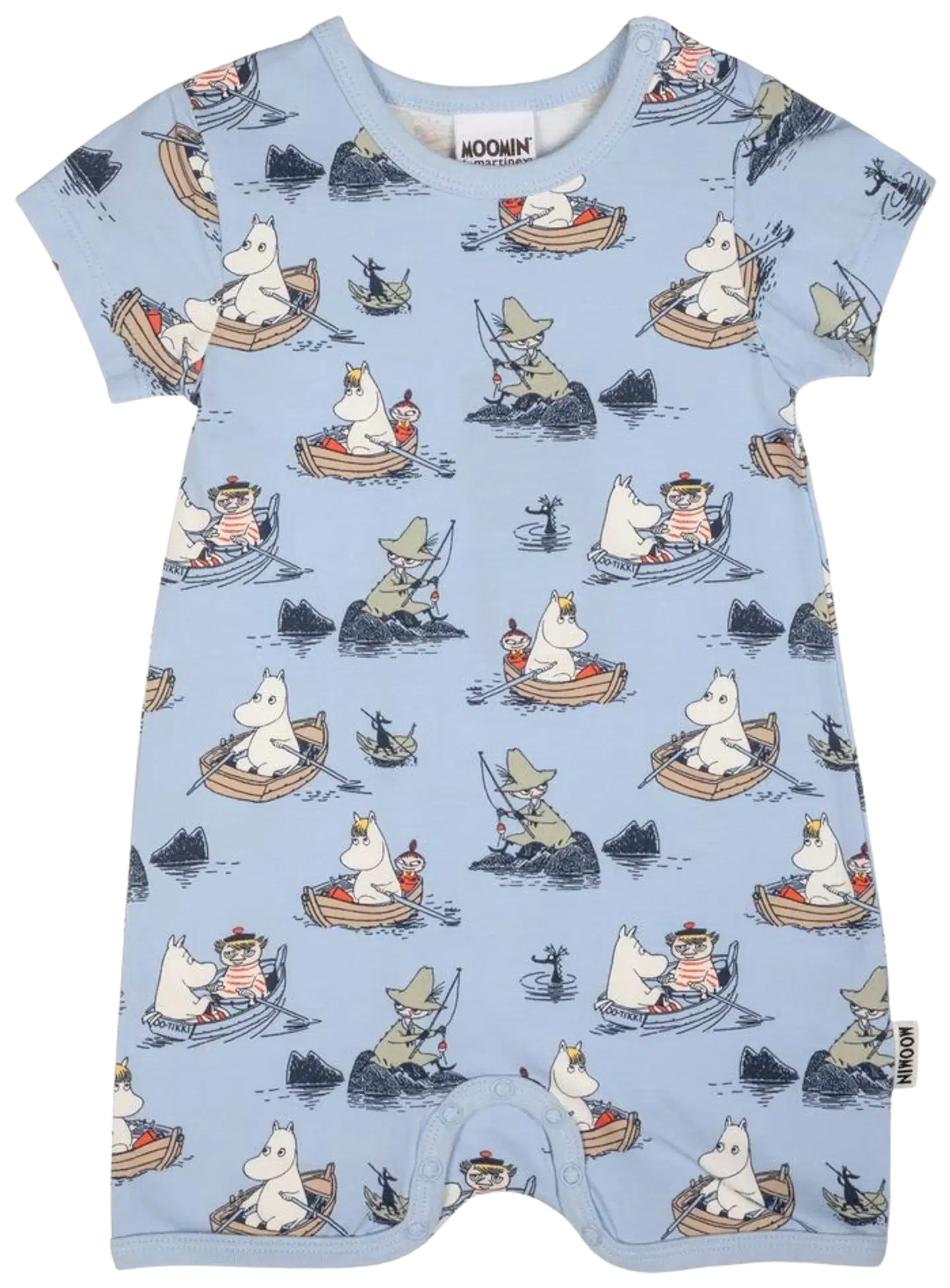 Muumi vauvojen leikkipuku Veneilijät 591785 - Vaaleansininen