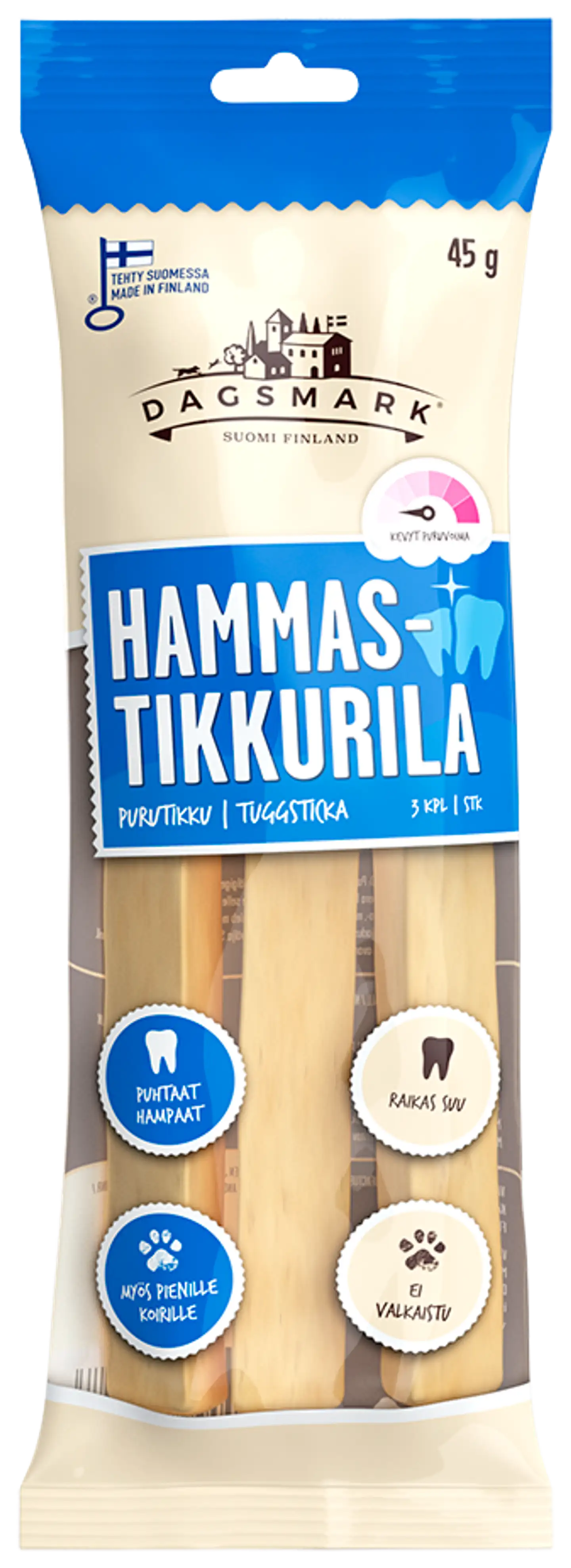 Dagsmark Hammastikkurila 45 g purutikku hampaille