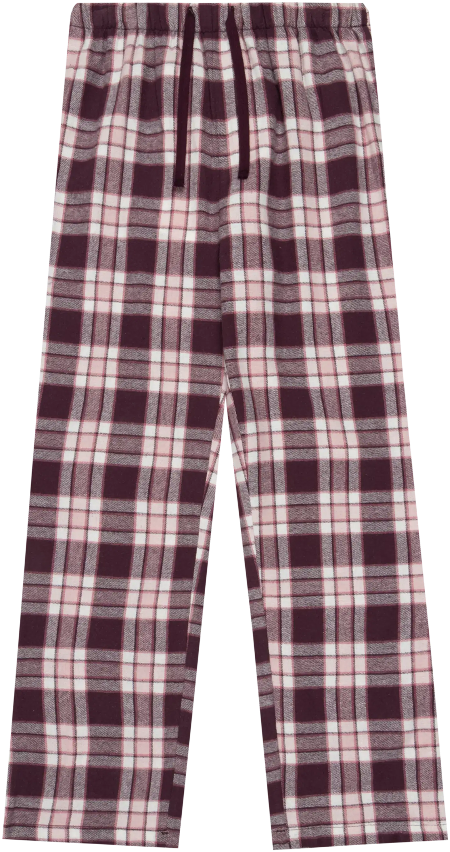 House lasten flanellihousut 232H382602 - BURGUNDY - 1