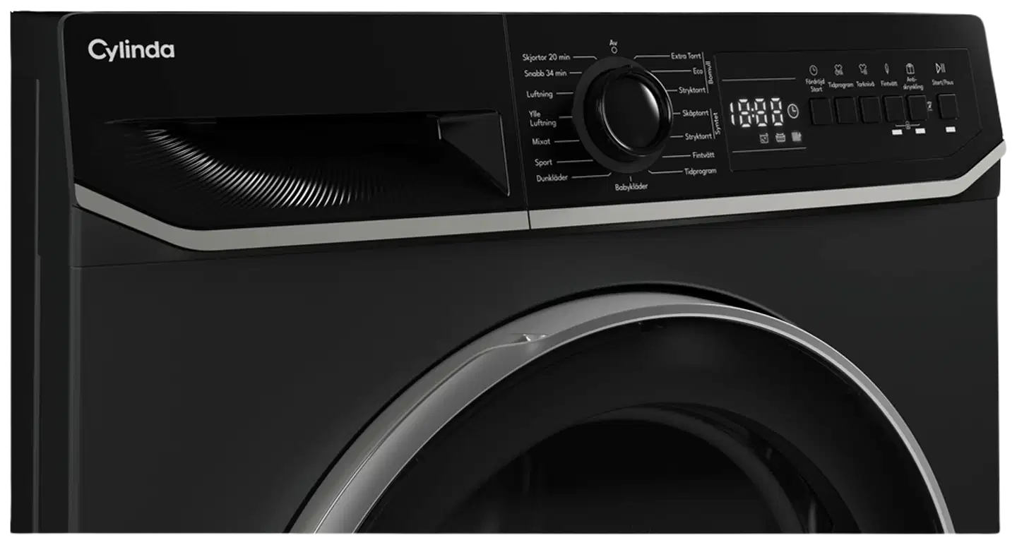 Cylinda kuivausrumpu TVP911G29BID, 9 kg, antrasiitti - 4
