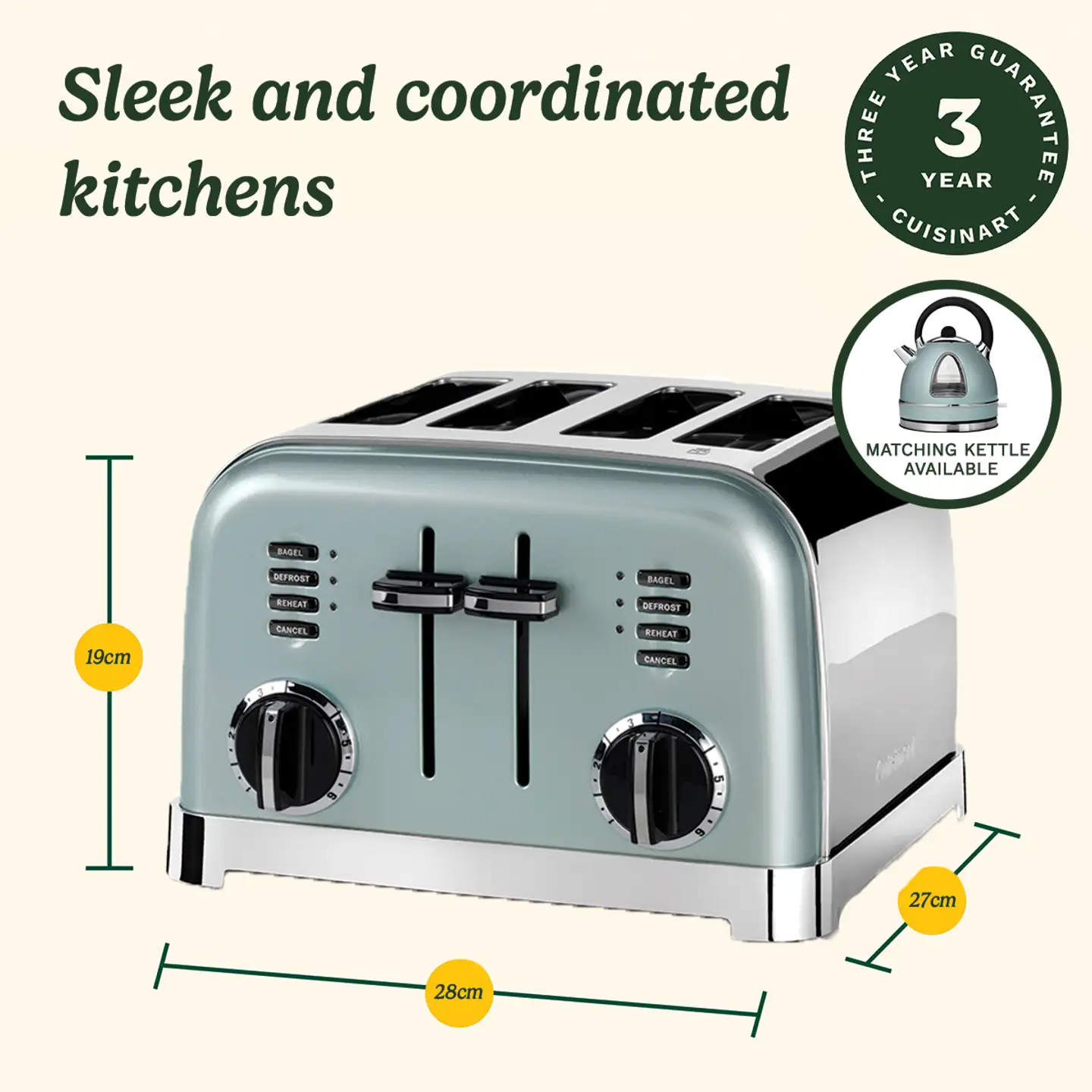 Cuisinart leivänpaahdin CPT180GE - 6