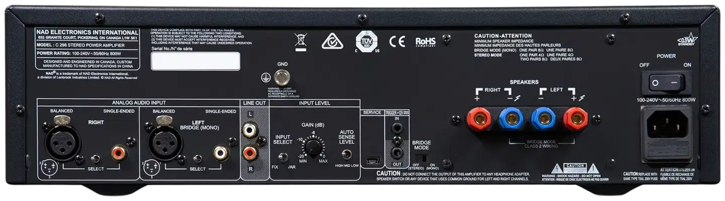 NAD päätevahvistin C298 - 3