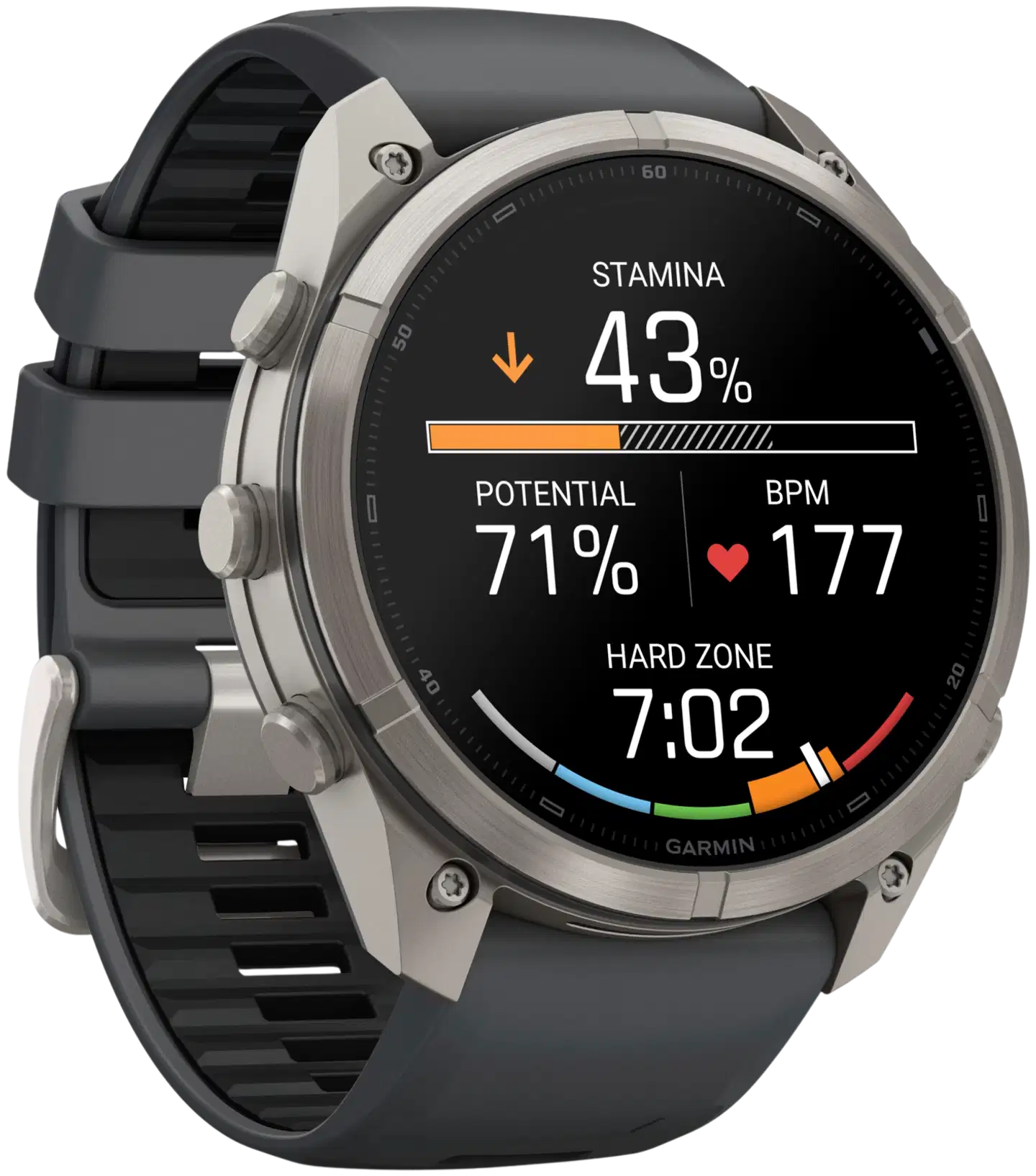 Garmin Fenix 9 Pro 51 mm titaani- ja grafiitinharmaa urheilukello - 5