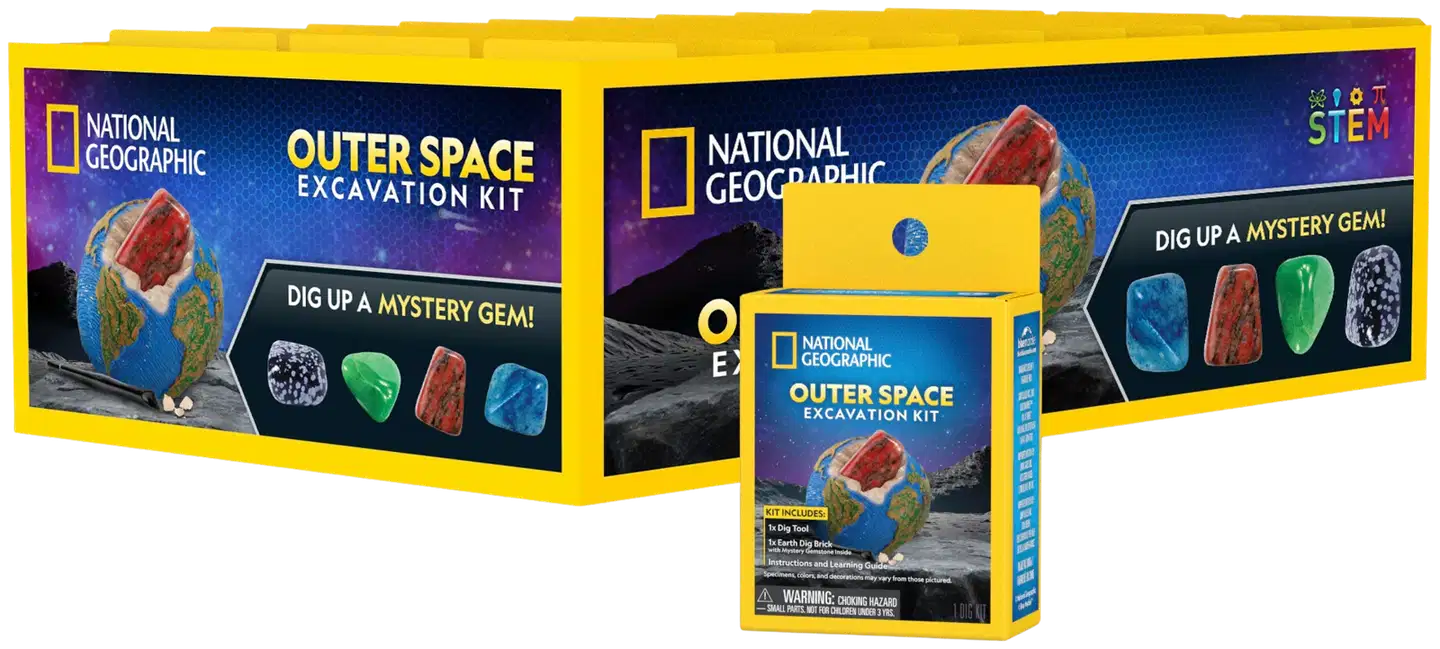 National Geographic Mini Avaruuskaivauspkt.