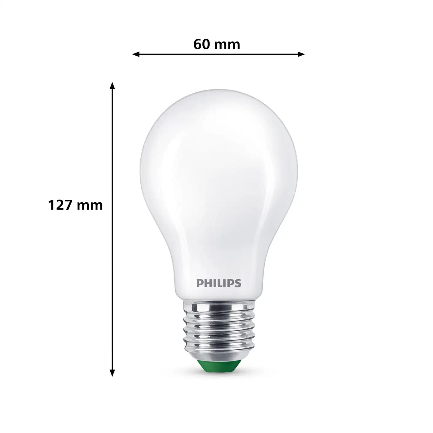 Philips Ultra Efficient LED-lamppu 2W A60 E27 2700K 485LM huurrettu - 2