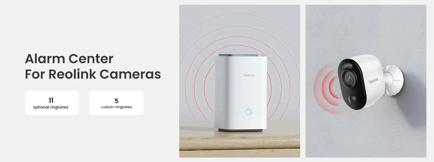 Reolink Home Hub ja 2xArgus 3E -akkukamera ulkona/ulkoilmassa Valkoinen - 3