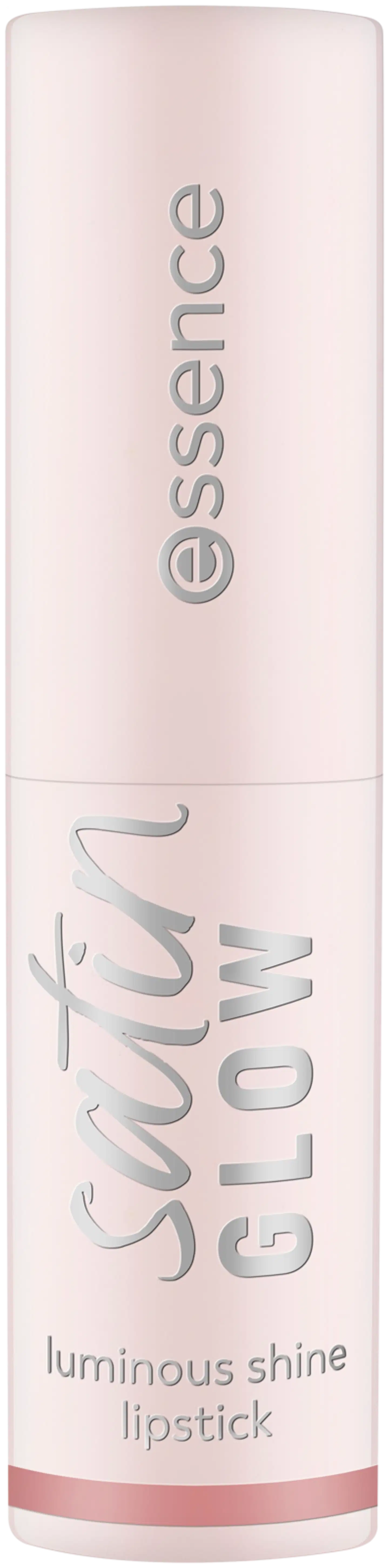 essence satin GLOW luminous shine lipstick 01 Whole Latte Love 3.5 g - Blushin It - 1